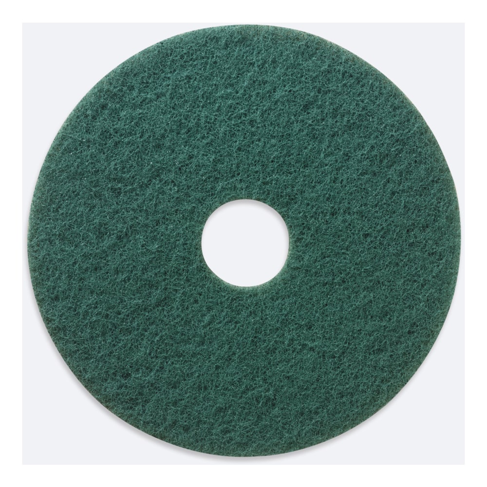 Niagara 5400N Scrubbing Pads, 15in, Green, Pack Of 5 Pads