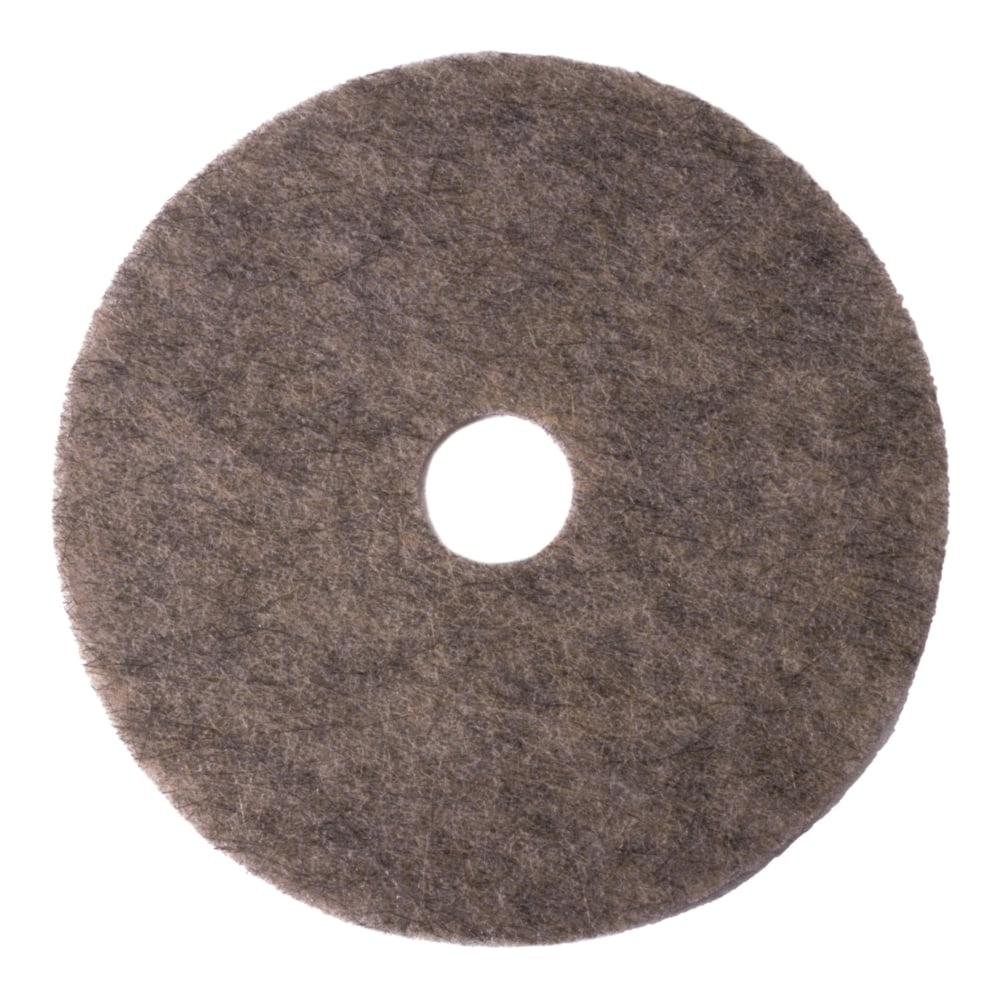 Niagara 3700N Super Hogs Hair Burnishing Pads, 24in, Gray, Pack Of 5 Pads