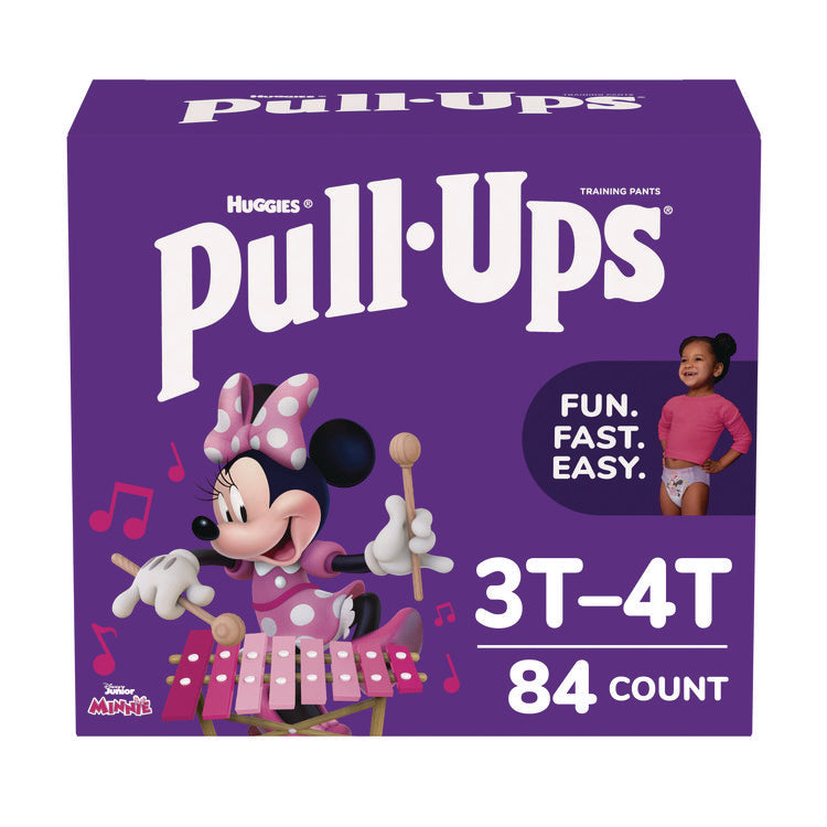 Learning Designs Potty Training Pants for Girls, Size 5, 3T-4T, 32 lbs to 40 lbs, 84/Carton