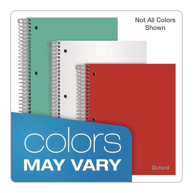 Three-Subject Notebook, Medium/College Rule, Randomly Assorted Cover Color, (150) 11 x 9 Sheets