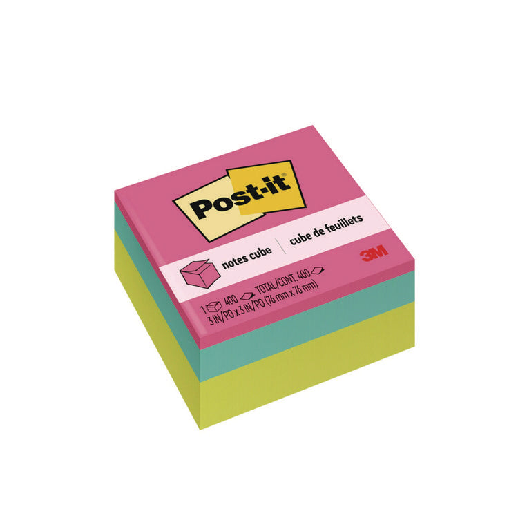 Original Cubes, 3" x 3", Pastels Collection, 400 Sheets/Cube
