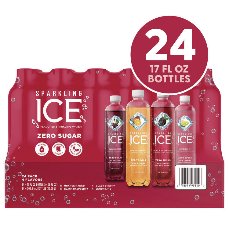 Fruit Frenzy Variety Pack, Assorted Flavors, 17 oz Bottle 24/Carton