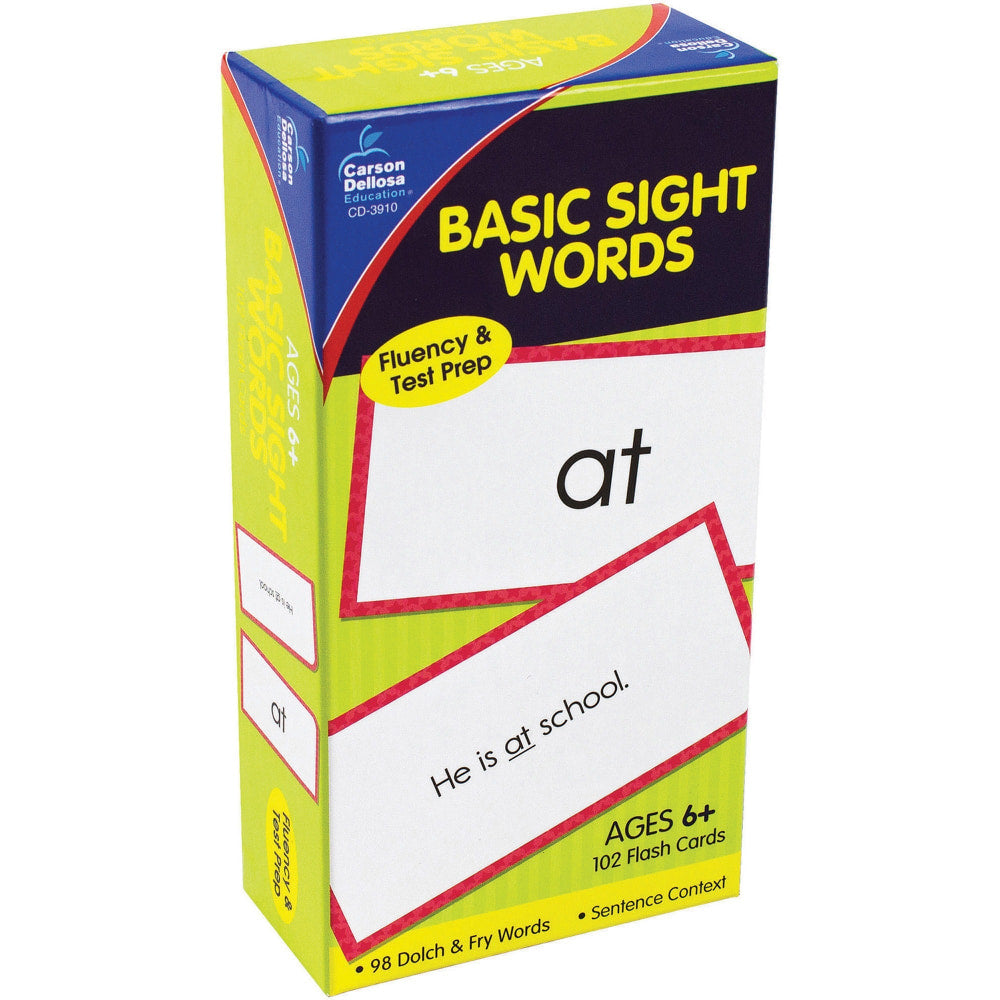 Carson-Dellosa Flash Cards - Basic Sight Words