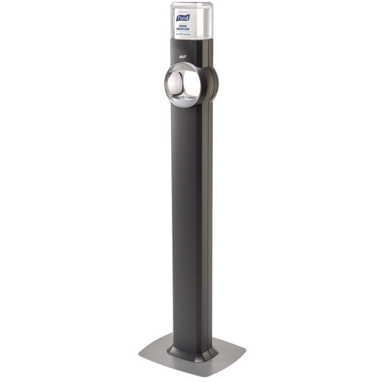 Fs6 Touch-Free Floor Stand Dispenser, 1,200 Ml, 12.5 X 11.3 X 38.5, Graphite