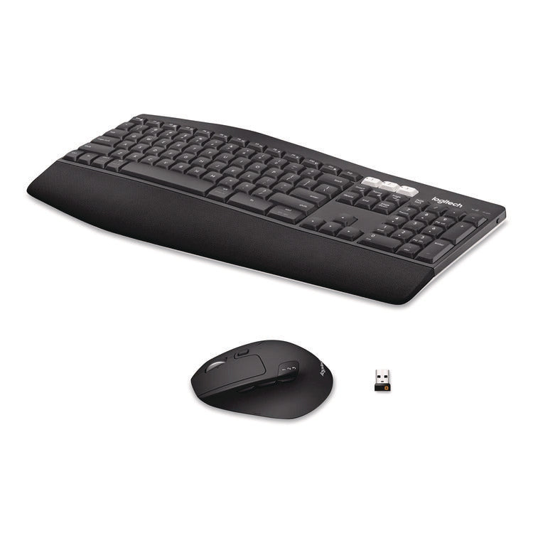 MK850 Performance Wireless Keyboard and Mouse Combo, 2.4 GHz Frequency/33 ft Wireless Range, Black