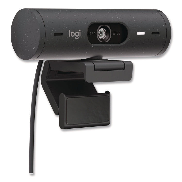 Brio 505 Plug and Play Webcam, 1920 pixels x 1080 pixels, 4 Mpixels, Graphite