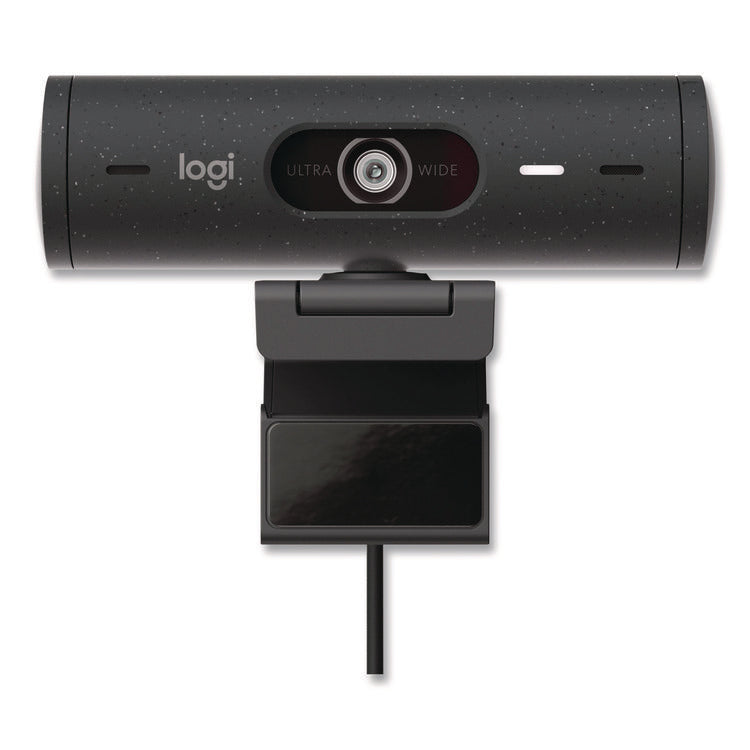 Brio 505 Plug and Play Webcam, 1920 pixels x 1080 pixels, 4 Mpixels, Graphite