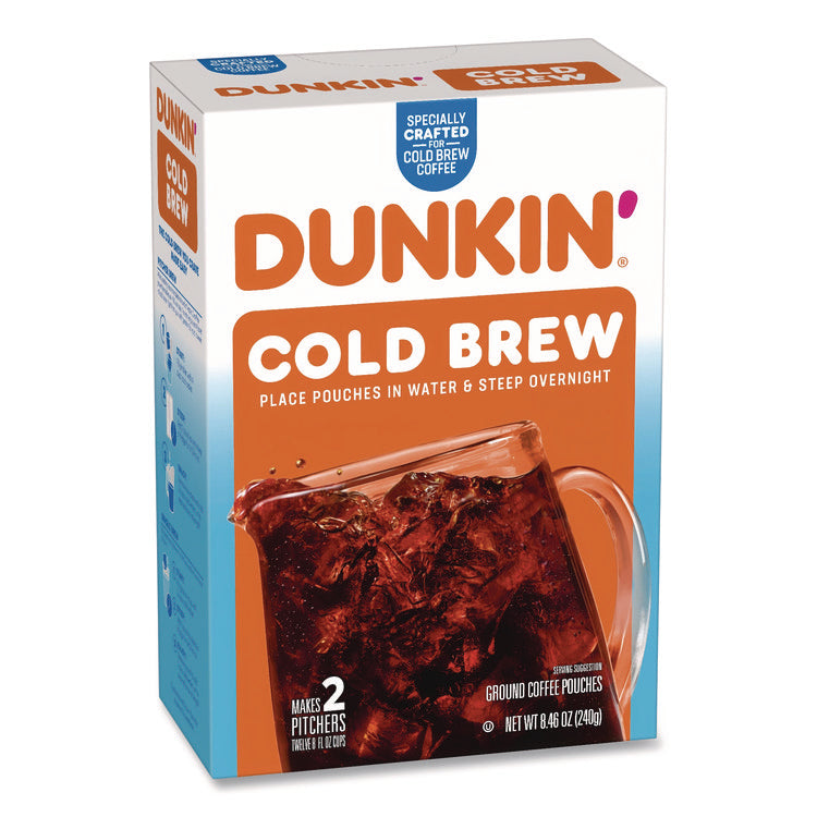 Cold Brew Coffee Packets, 2.12 oz Packets, 4/Box