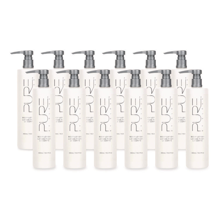 Lotion, Vibrant Lemon Scent, 12.2 oz Bottle, 12/Carton