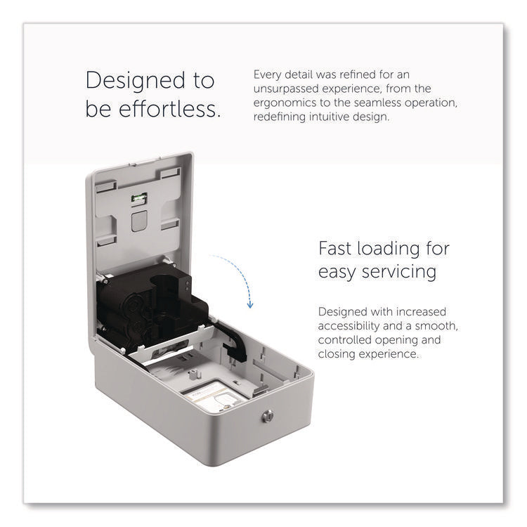 ICON Automatic Soap and Sanitizer Dispenser, No Faceplate/Case, 1.2 L, 7.5 x, 3.98 x 11.5, Gray