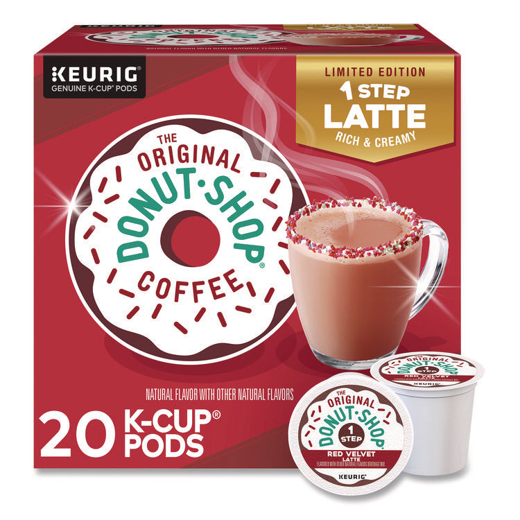 Red Velvet One-Step Latte K-Cup, 20/Box