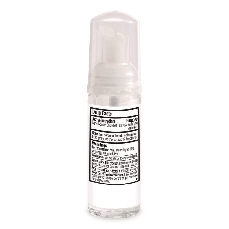 Alcohol-Free Foam Hand Sanitizer, 1.5 Oz Pump Bottle, Unscented