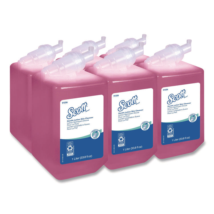 Essential Skin Cleanser Refill, Floral Scent, 1,000 mL, 6/Carton