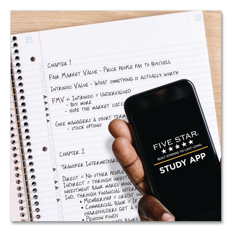 Wirebound Notebook, 1-Subject, Medium/College Rule, Assorted Cover Colors, (100) 11 x 8.5 Sheets, 3/Pack