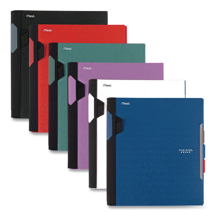 Advance Wirebound Notebook, 3-Subject, Medium/College Rule, Randomly Assorted Cover Color, (150) 11 x 8.5 Sheets