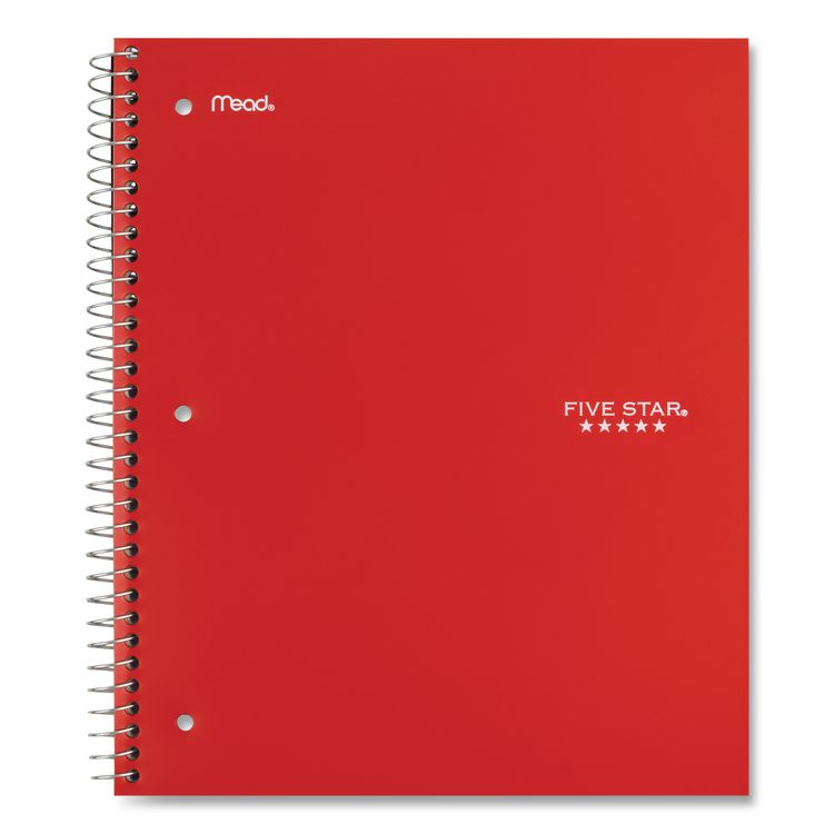 Wirebound Notebook, 3-Subject, Wide/Legal Rule, Assorted Cover Colors, (150) 10.5 x 8.63 Sheets, 3/Pack