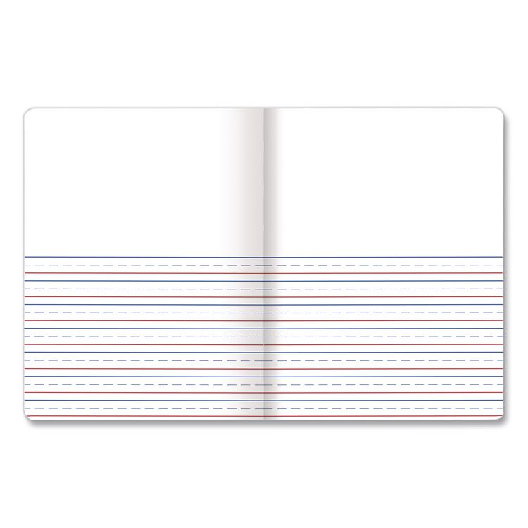 Primary Journal Half Page Ruled, Blue Marble Cover, Primary Rule, (100) 9.75 x 7.5 Sheets