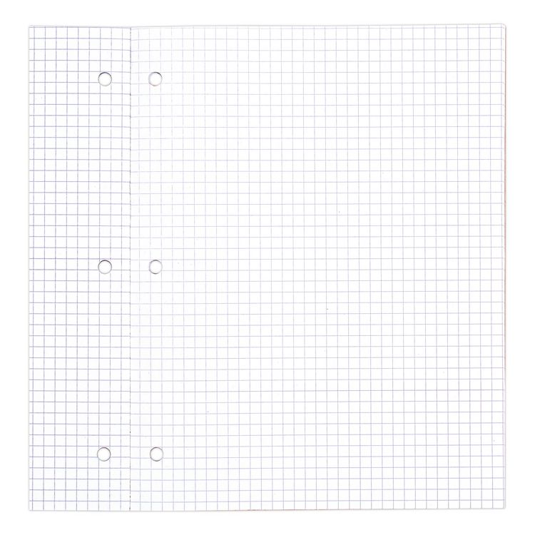 Graph Paper Tablet, 3-Hole, 8.5 X 11, Quadrille: 4 Sq/in, 20 Sheets/pad, 12 Pads/pack