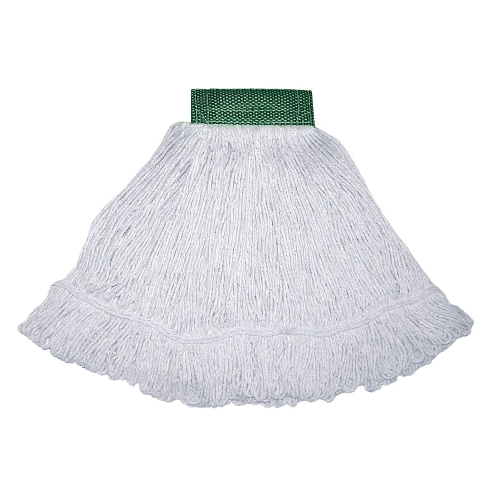 Wilen Atomic Loop Looped-End Wet Mop Head, White, Pack Of 12