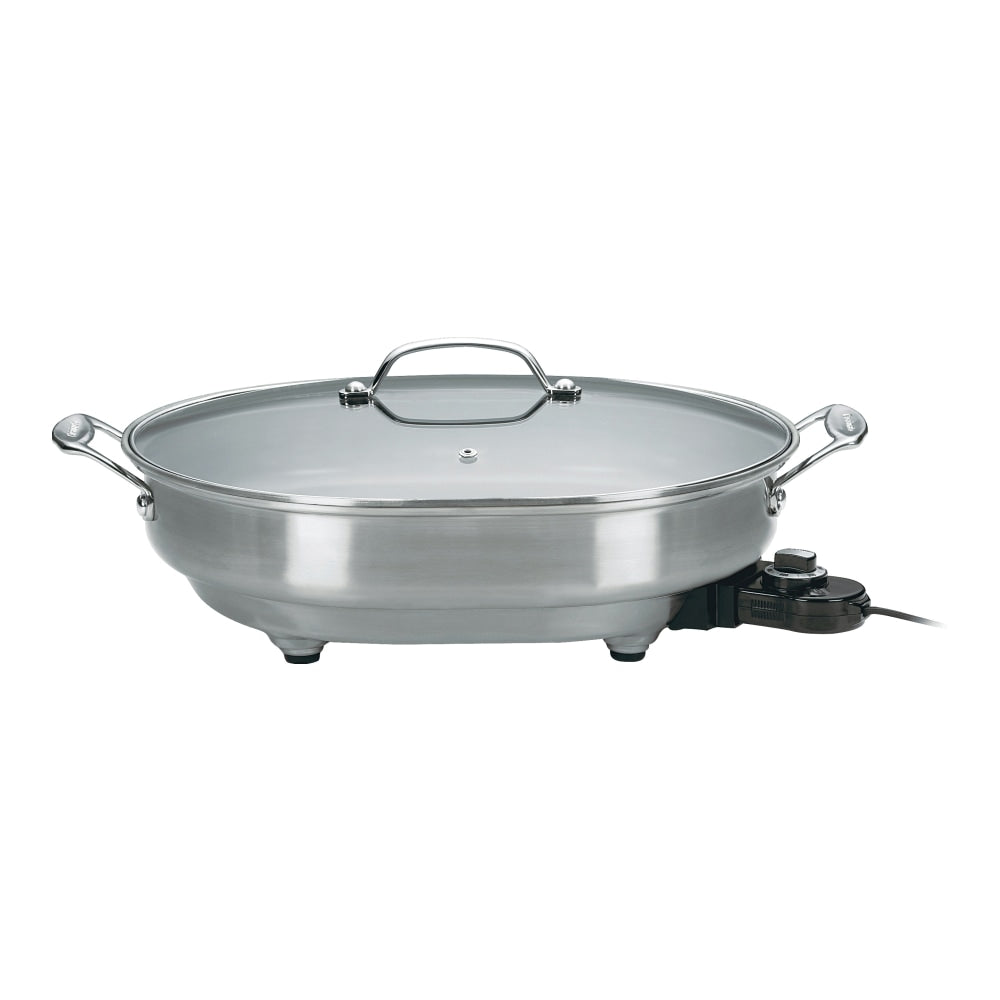 Cuisinart 12in x 15in Electric Skillet, Silver