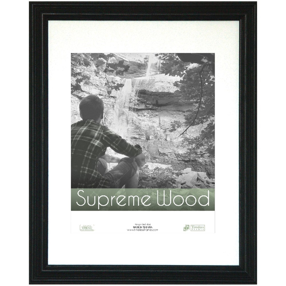 Timeless Frames Supreme Woods Frame, 11in x 14in, Black