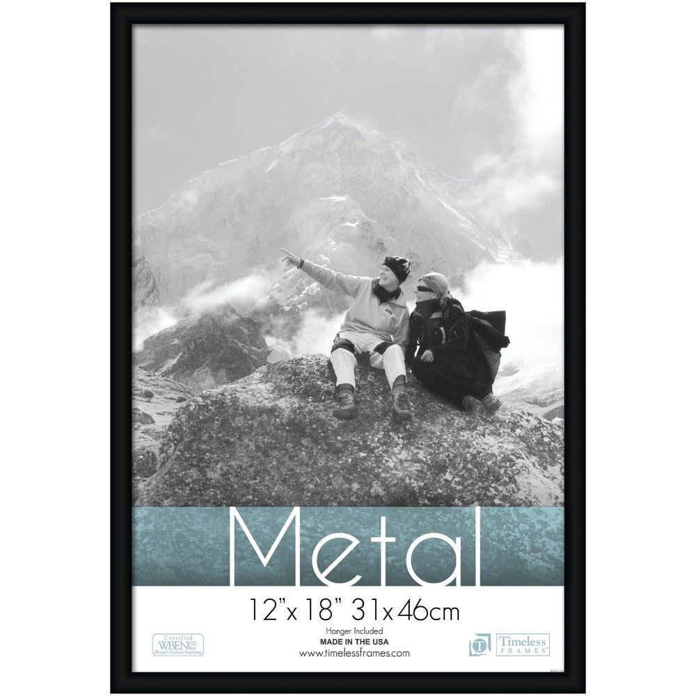 Timeless Frames Metal Frame, 12in x 18in, Black