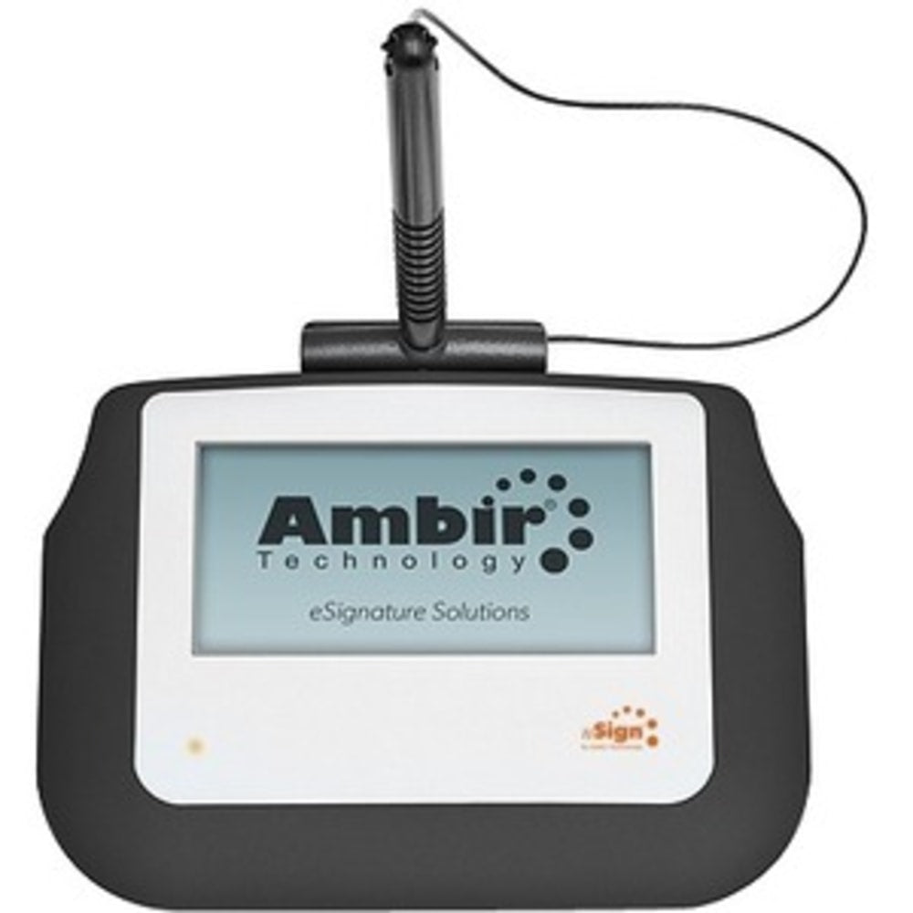 Ambir nSign SP110-S2 Signature Pad - USB - 4in x 2in Active Area - 320 x 160 - USB