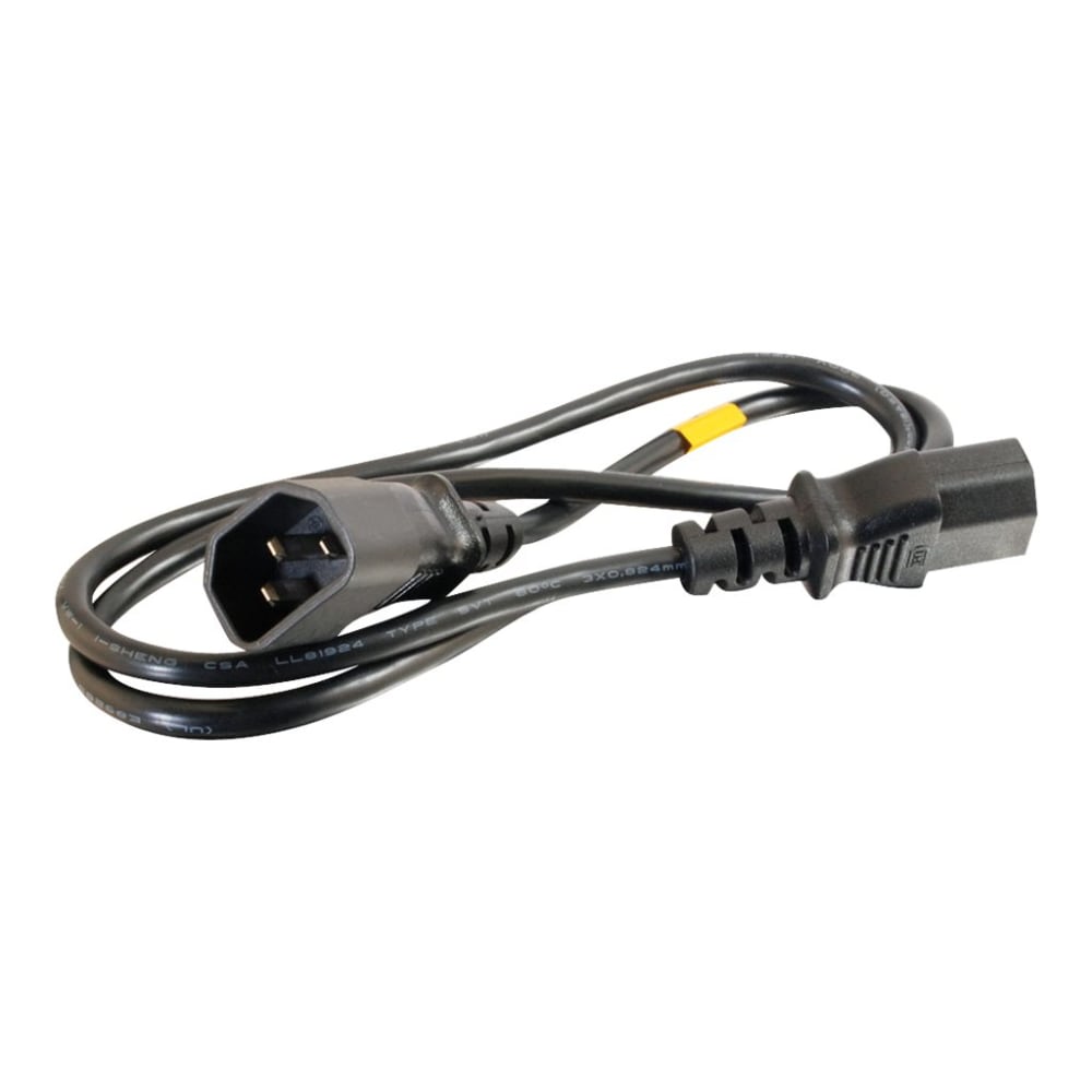 C2G 15ft 18 AWG Computer Power Extension Cord (IEC320C14 to IEC320C13) - 15ft