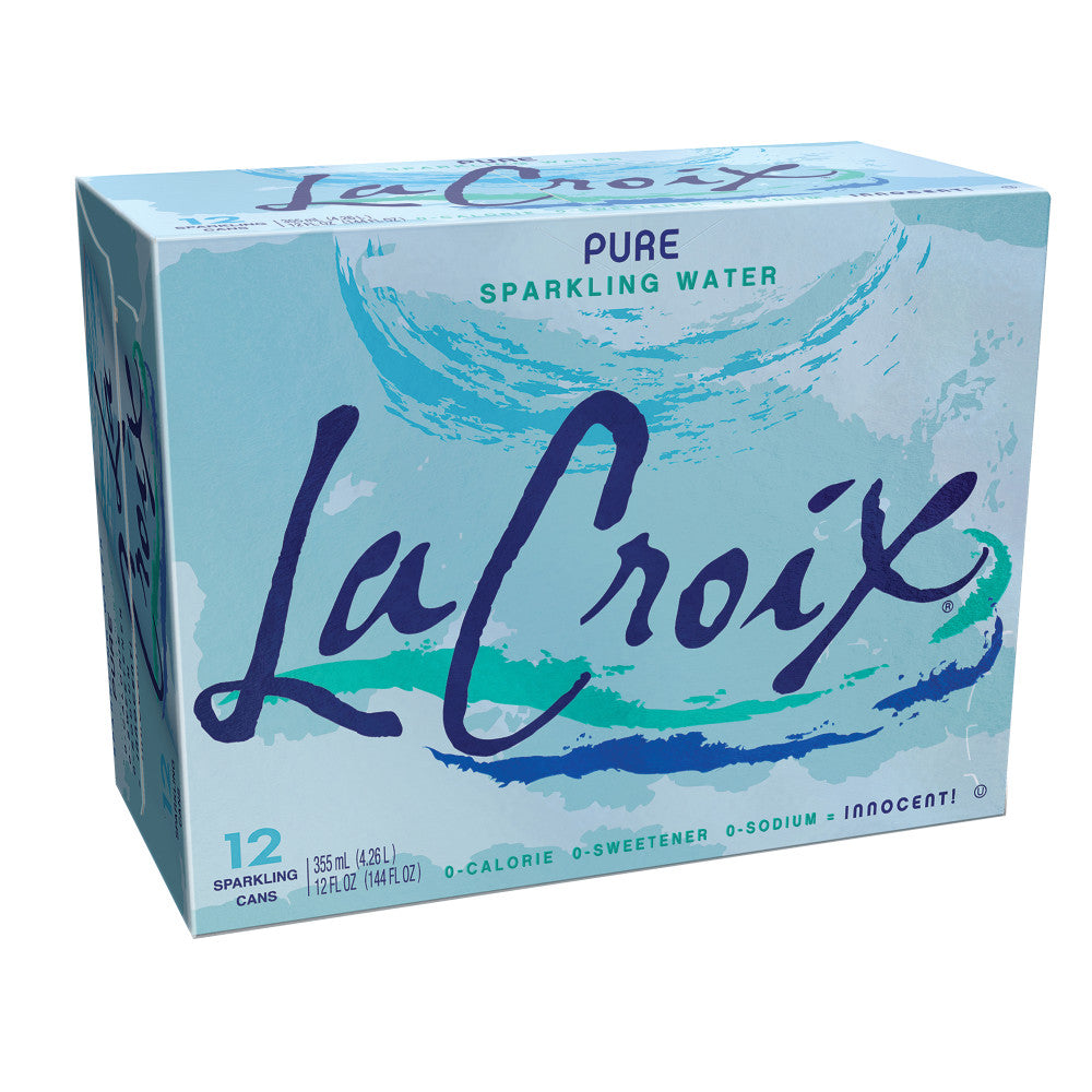 LaCroix Sparkling Water, Pure, 12 Oz, Case Of 12