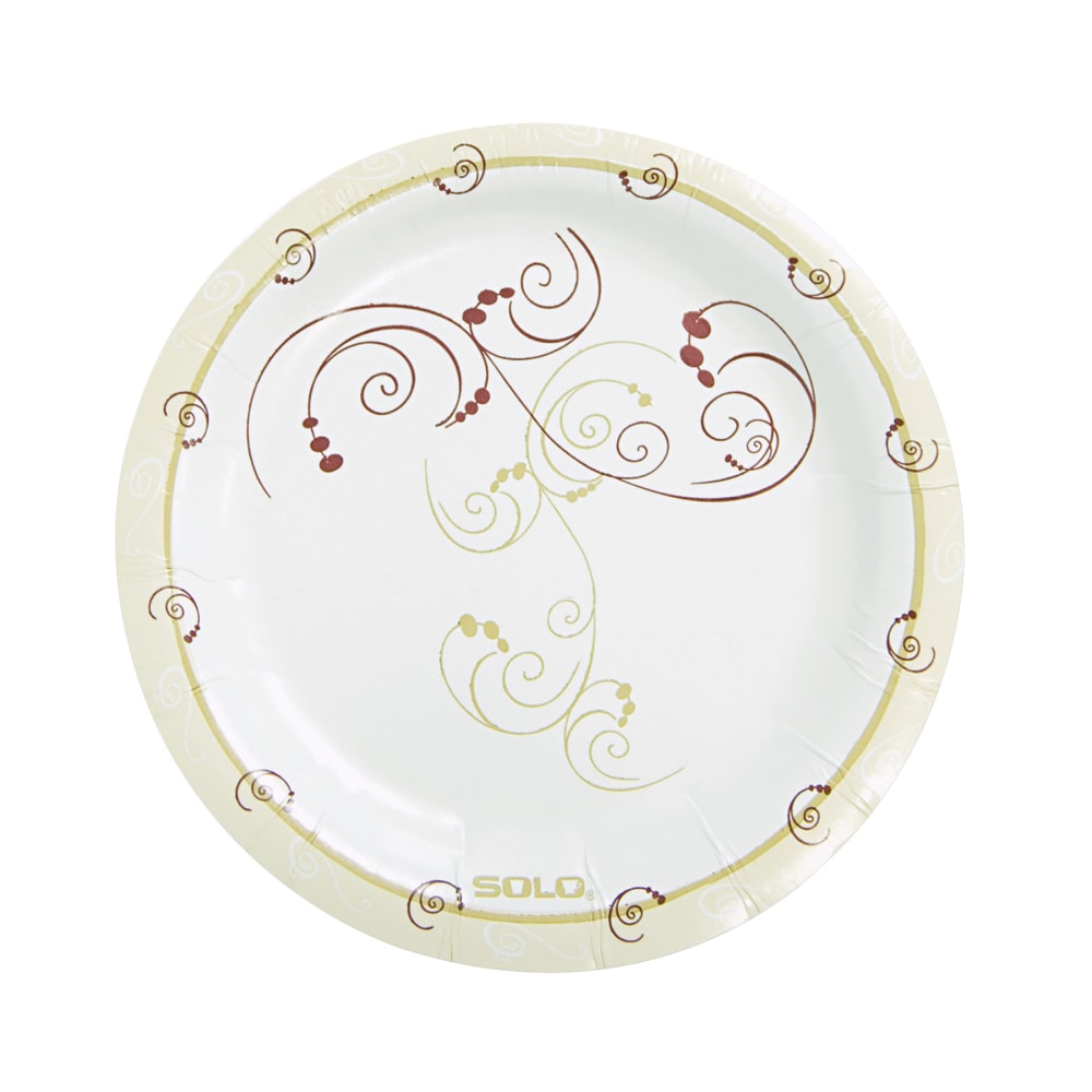 Solo Cup Heavyweight Paper Plates - 6in Diameter Plate - Paper Plate - Symphony - Tan, Natural - 1000 Piece(s) / Carton