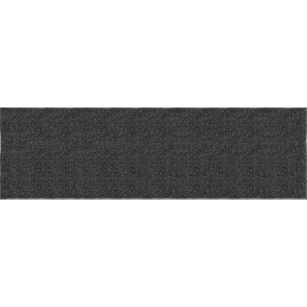 Office Depot Brand Tough Rib Floor Mat, 3ftH x 10ftW, Charcoal