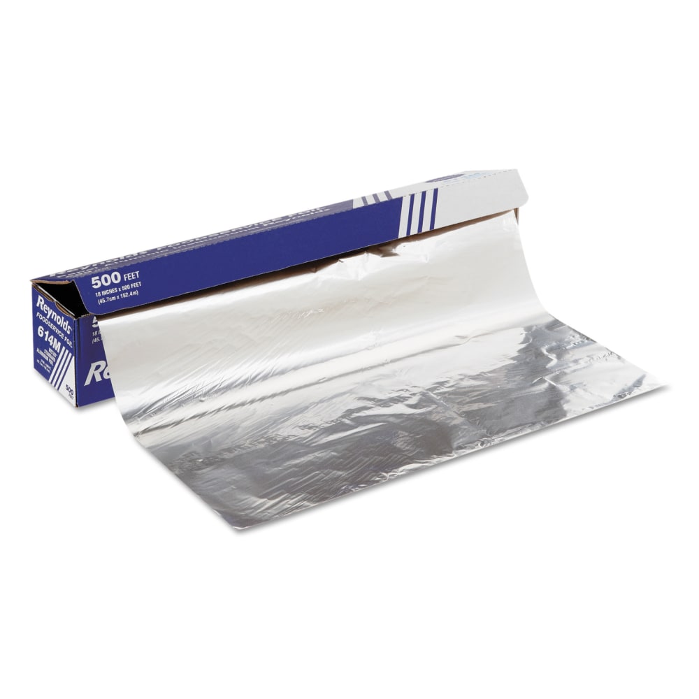 Reynolds Wrap Metro Aluminum Foil, 18in x 500ft, Silver