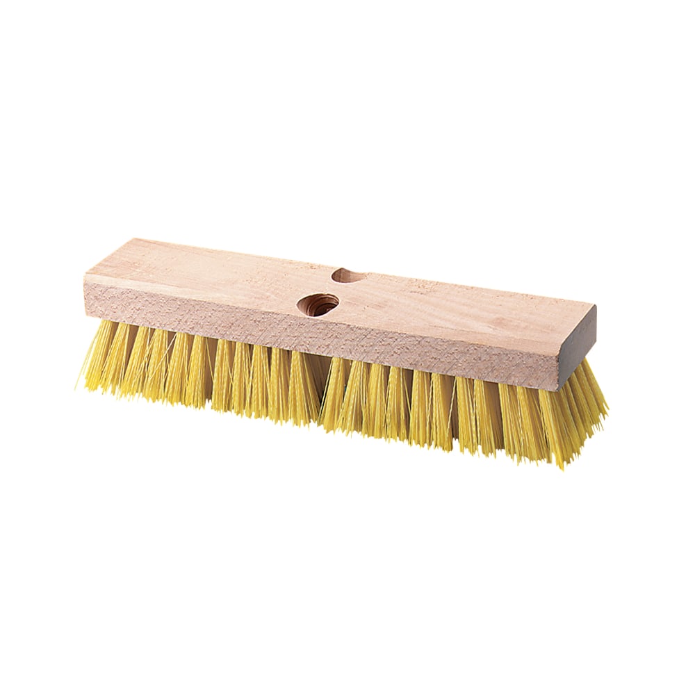BOARDWALK Deck Brush, Cream Colored Polypropylene Bristles, 10 inches wide, Sold as One Each