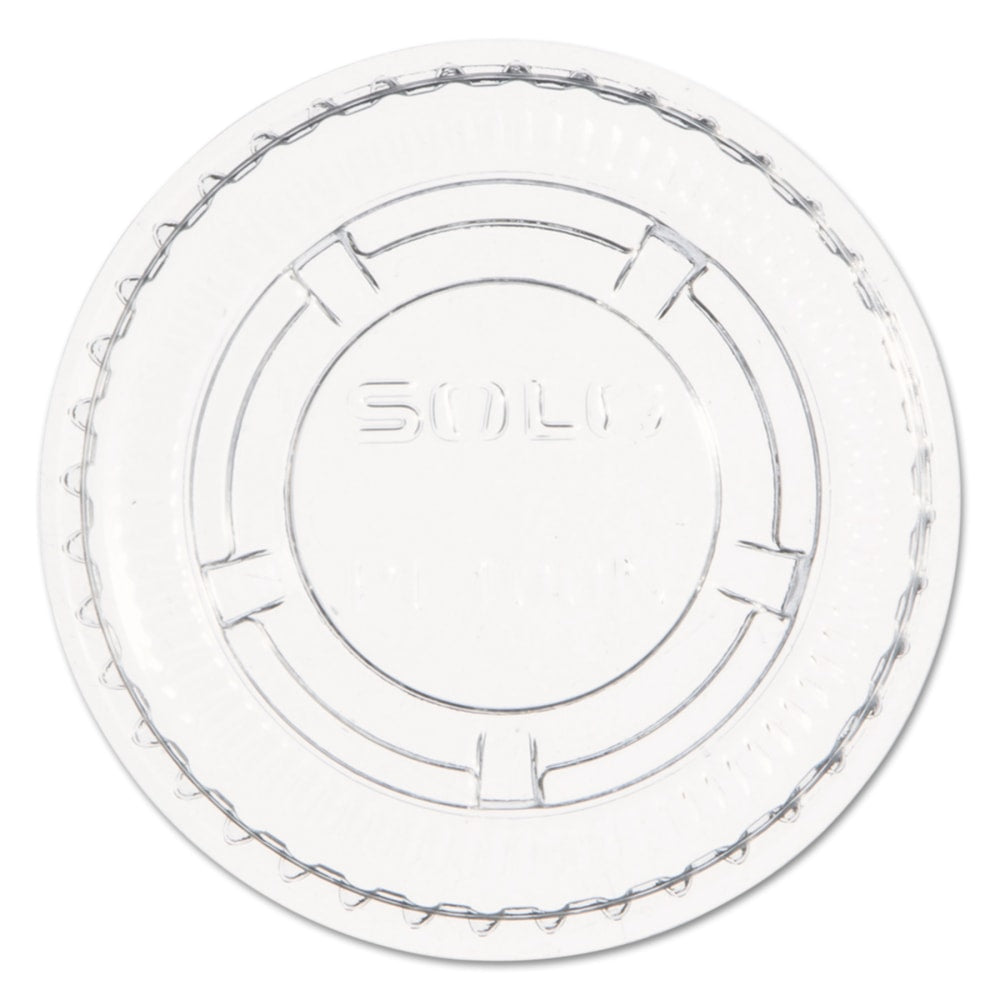 Dart Portion/Souffle Cup Lids, For 0.5 - 1 Oz Portion Cups, Clear, Pack Of 2,500 Cup Lids