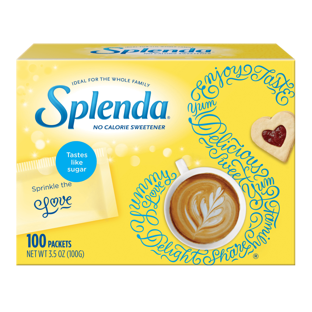 Splenda No Calorie Sweetener Packets - Packet - 0 lb (0 oz) - Artificial Sweetener - 1200/Carton