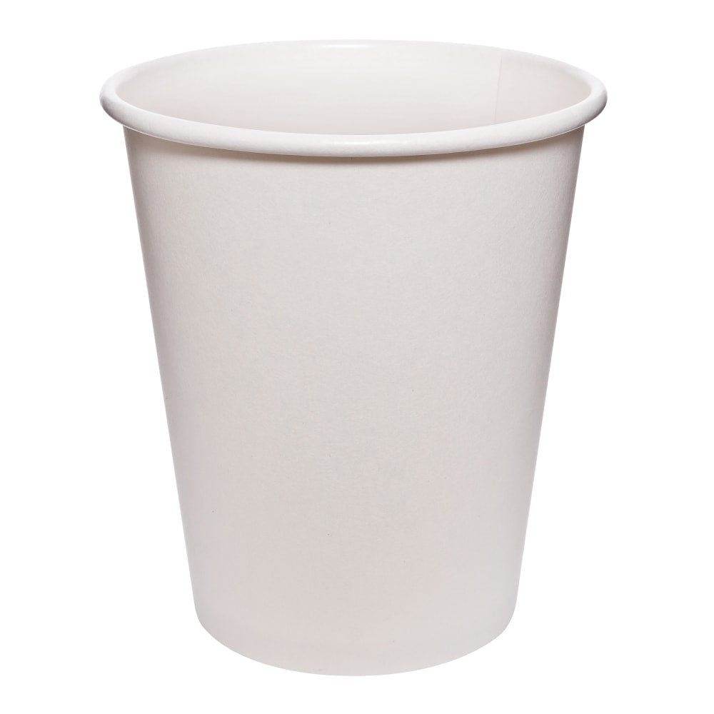 Solo Cup Polycoated Hot Paper Cups, 10 Oz, White, 50 Cups Per Sleeve, Case Of 20 Sleeves