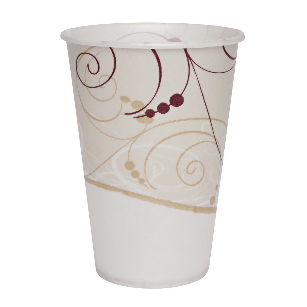 Solo Cup Waxed Paper Cups - 7 fl oz - 2000 / Carton - Beige - Paper - Milk Shake, Smoothie