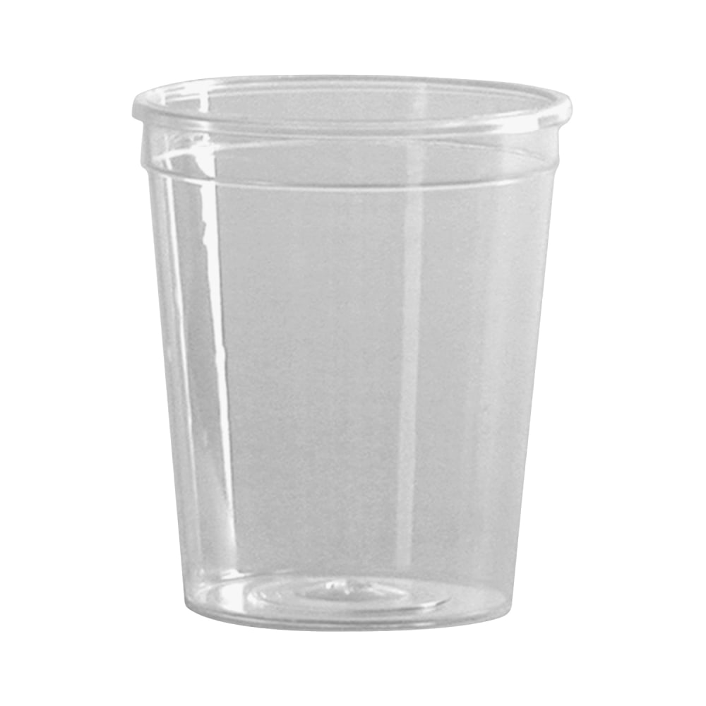 WNA Comet Plastic Portion/Shot Glass, 2 Oz, Clear, 50 Cups Per Pack, Case Of 50 Packs
