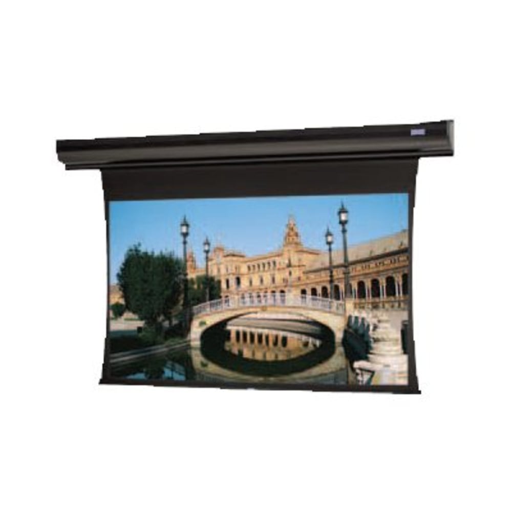Da-Lite Tensioned Contour Electrol Video Format - Projection screen - ceiling mountable, wall mountable - motorized - 120 V - 150in (150 in) - 4:3 - Da-Mat - black with light textured powder coat