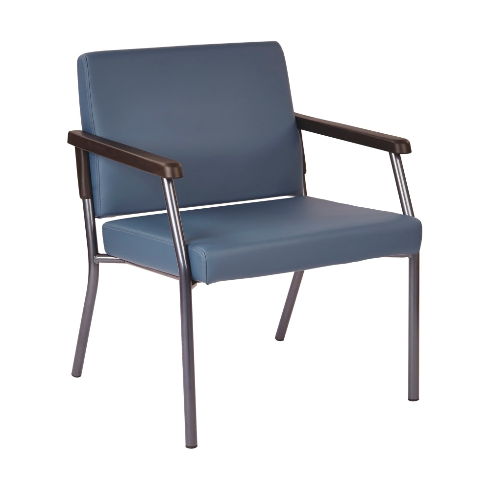 Bariatric Big & Tall Chair, Dillion Fabric With Arms, Blue