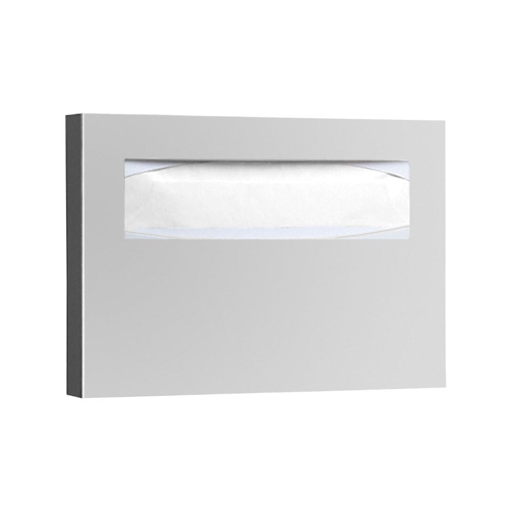Bobrick Stainless Steel Toilet Seat Cover Dispenser, 11in x 15 3/4in x 2in, Satin Stainless Steel