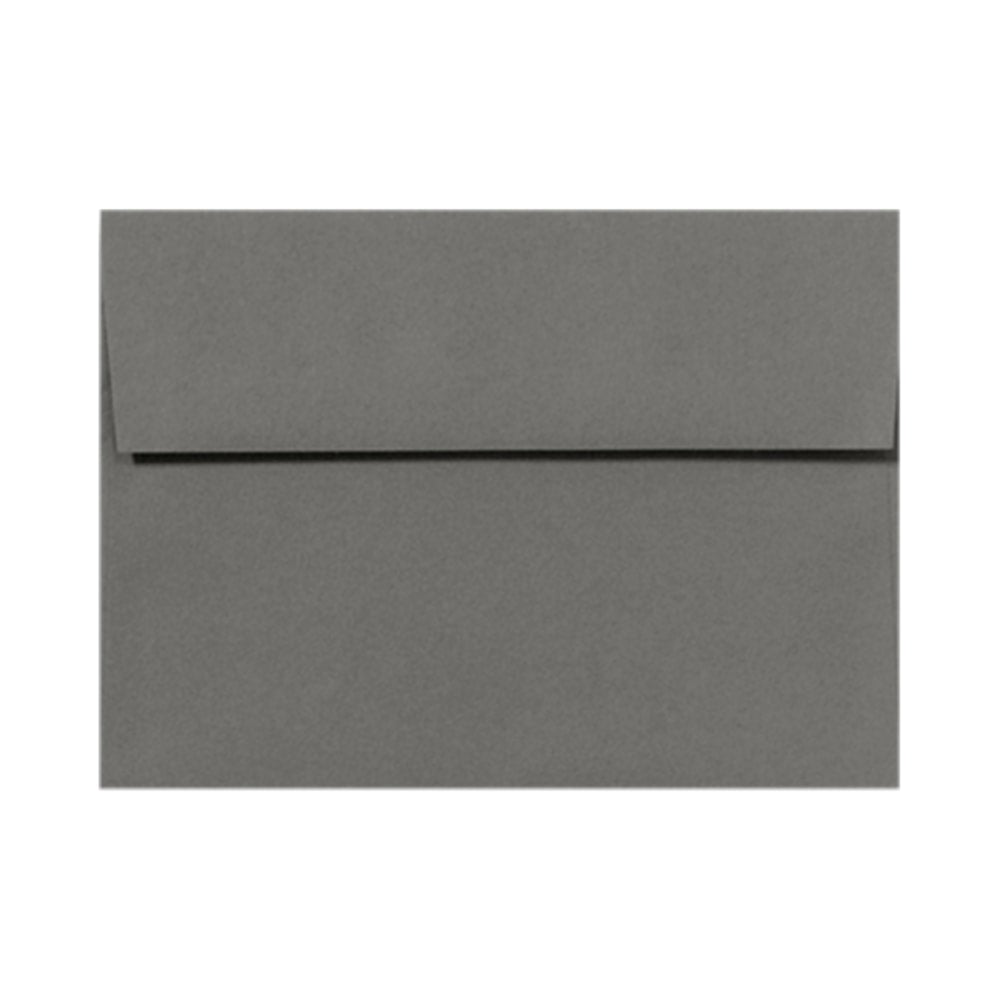 LUX Invitation Envelopes, A2, Peel & Press Closure, Smoke Gray, Pack Of 250