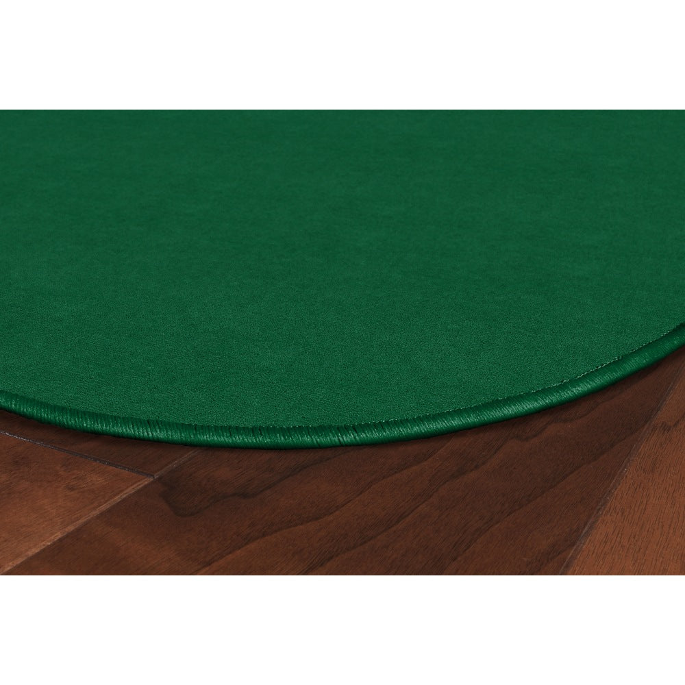 Flagship Carpets Americolors Rug, Oval, 7ft 6in x 12ft, Clover Green