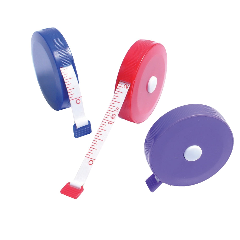Baumgartens Tape Measures, 2in x 2in, Pack Of 12