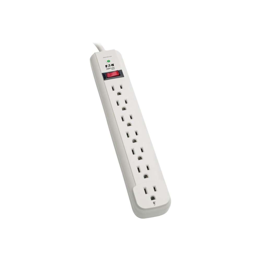 Tripp Lite Surge Protector Power Strip 120V 7 Outlet 6ft Cord 1080 Joule - Surge protector - AC 120 V - output connectors: 7