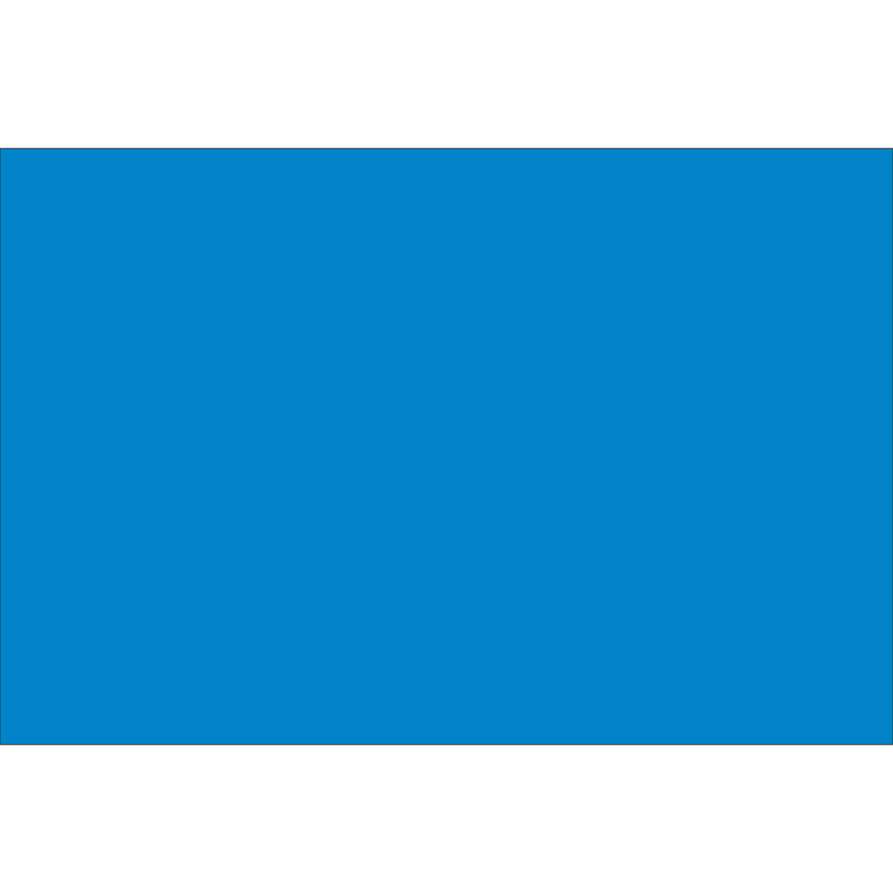 Tape Logic WriteOn Inventory Labels, DL633C, Rectangle, 6in x 3in, Light Blue, Roll Of 250