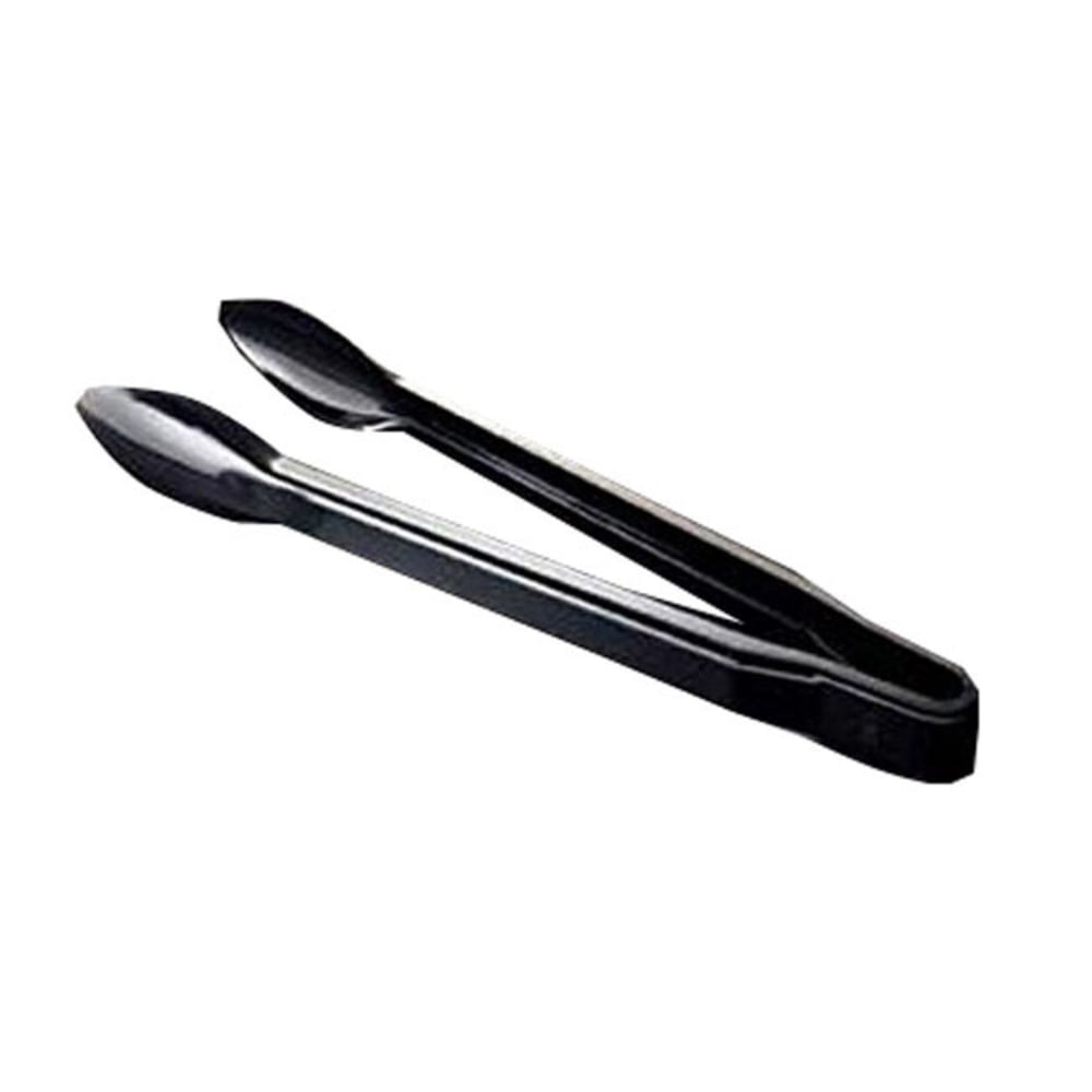 Plastic Tongs, 12in, Black, Pack Of 48