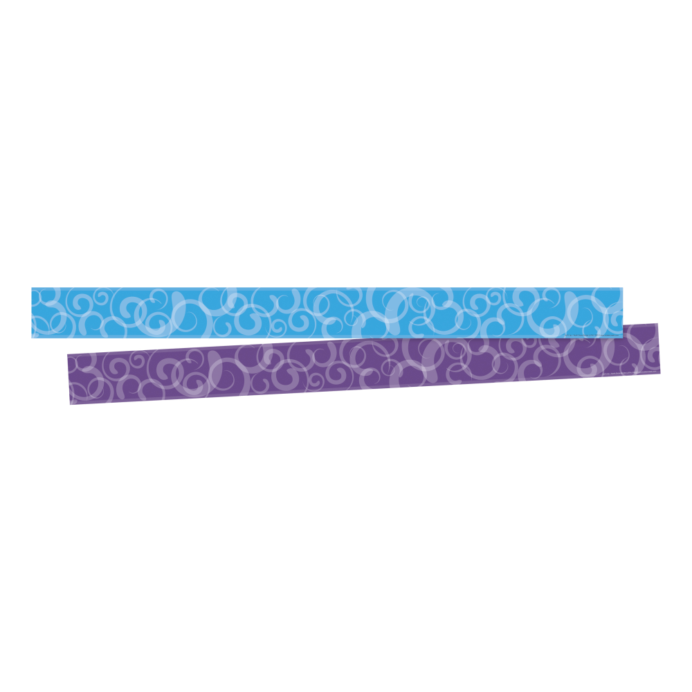 Barker Creek Double-Sided Border Strips, 3in x 35in, Surfs Up North Shore, Set Of 24
