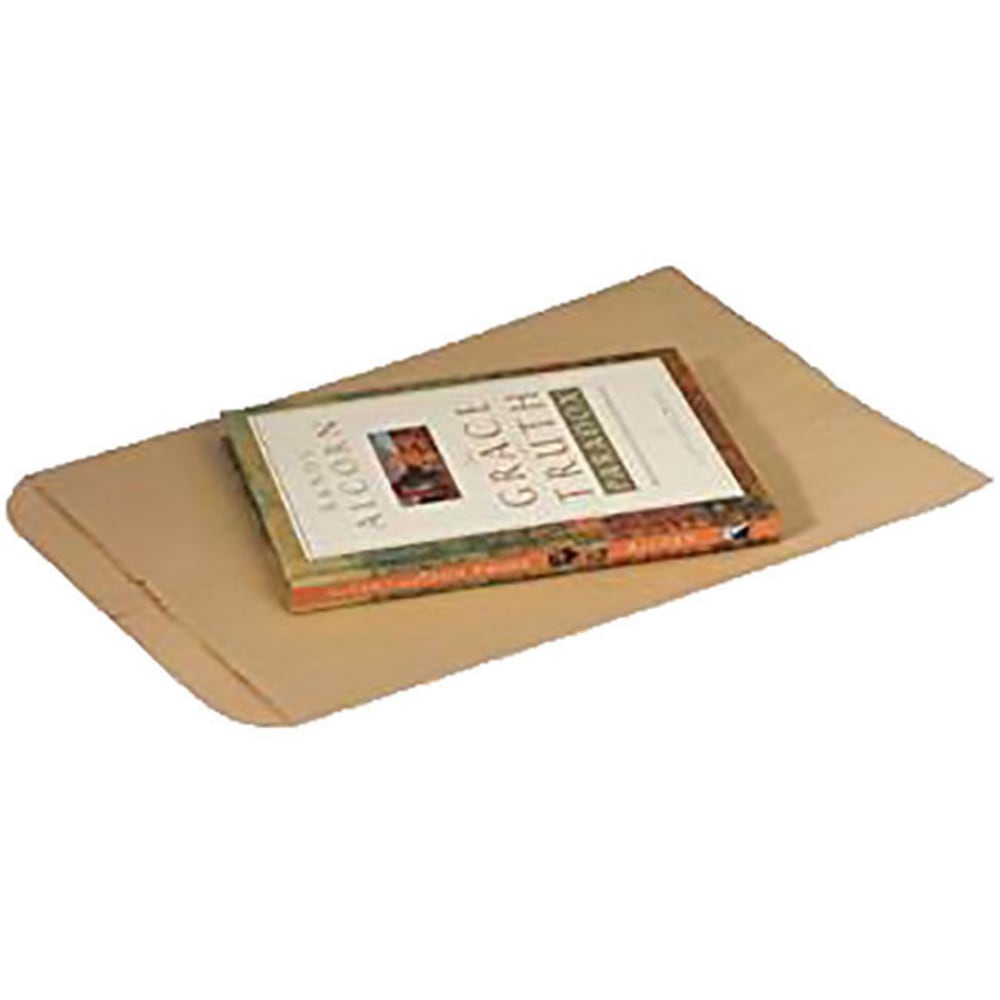 Duro Novolex Flat Paper Bags, 13inH x 10inW, Kraft, Carton Of 1,000