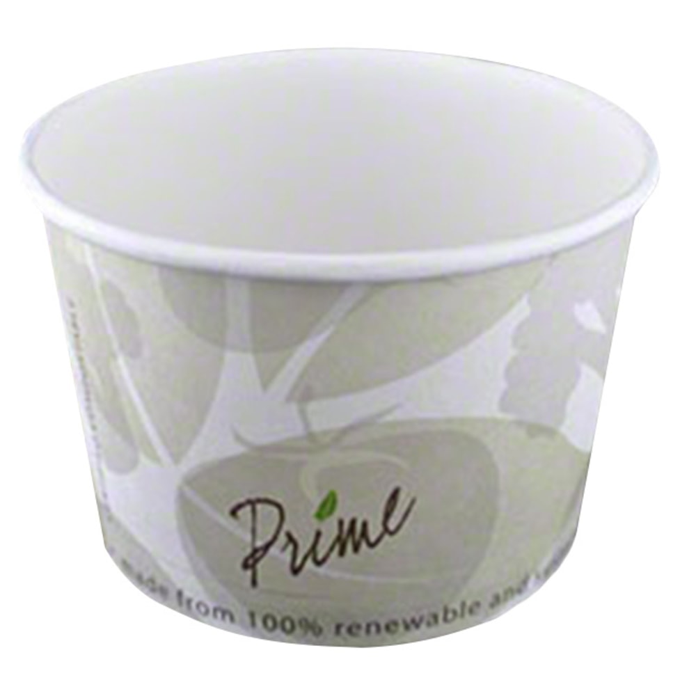 Primeware Paper Food Containers, 8 Oz, Multicolor, Case Of 500